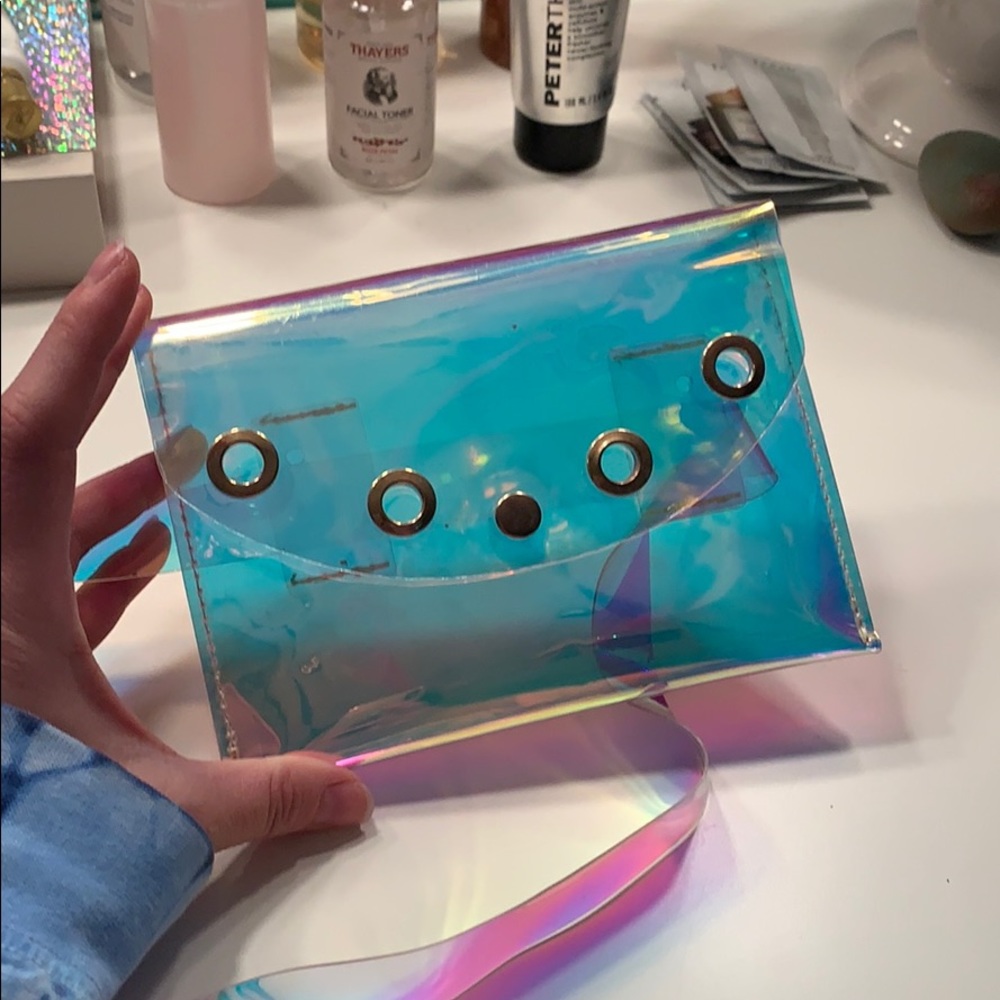 Holographic See-Thru Fanny Pack